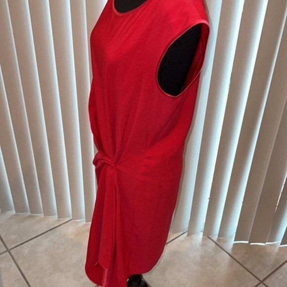 Rachel Rachel Roy Red Draped Dress Size Large - Picture 3 of 5